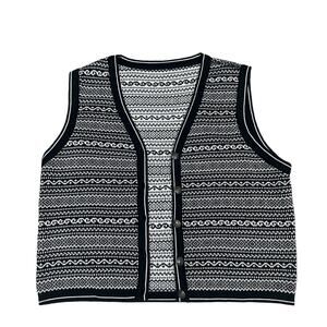 Vintage 80s Indie Western Sweater Vest